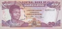 p30b from Swaziland: 20 Emalangeni from 2004