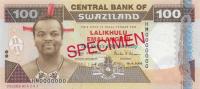 p34s from Swaziland: 100 Emalangeni from 2008