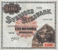 Gallery image for Sweden p36s: 100 Kronor