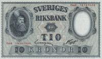 p40e from Sweden: 10 Kronor from 1944