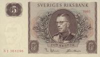 p42f from Sweden: 5 Kronor from 1961