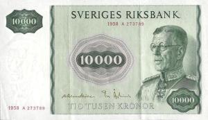 Gallery image for Sweden p49: 10000 Kronor
