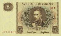 p50r2 from Sweden: 5 Kronor from 1963