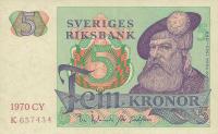 Gallery image for Sweden p51b: 5 Kronor