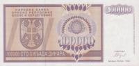 Gallery image for Bosnia and Herzegovina p141a: 100000 Dinara