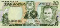 p6b from Tanzania: 10 Shilingi from 1978