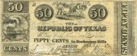 p33 from Texas: 50 Cents from 1842