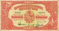 p11c from Tonga: 1 Pound from 1956