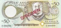 p24s from Tonga: 50 Pa'anga from 1988