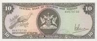 p32a from Trinidad and Tobago: 10 Dollars from 1964