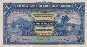 p5b from Trinidad and Tobago: 1 Dollar from 1939