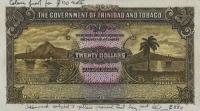 p10ct from Trinidad and Tobago: 20 Dollars from 1942