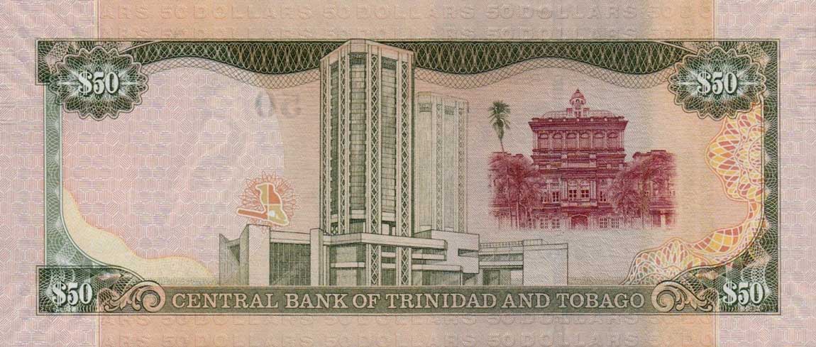 Back of Trinidad and Tobago p50: 50 Dollars from 2006