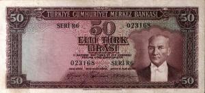 Gallery image for Turkey p164a: 50 Lira