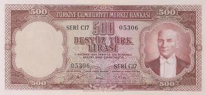 Gallery image for Turkey p170a: 500 Lira