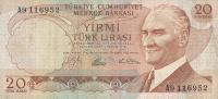 Gallery image for Turkey p181b: 20 Lira