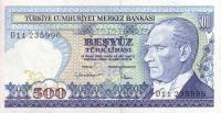 Gallery image for Turkey p195: 500 Lira