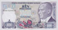 Gallery image for Turkey p196: 1000 Lira