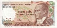 Gallery image for Turkey p197: 5000 Lira