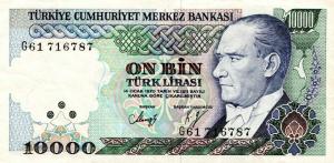 Gallery image for Turkey p199c: 10000 Lira