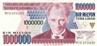 Gallery image for Turkey p209c: 1000000 Lira