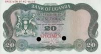 p3ct from Uganda: 20 Shillings from 1966