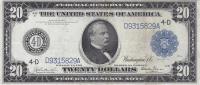 p361b from United States: 20 Dollars from 1914