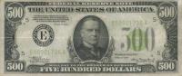 p434a from United States: 500 Dollars from 1934