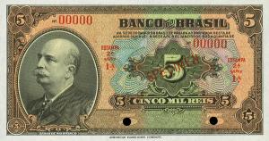 p113s from Brazil: 5 Mil Reis from 1923