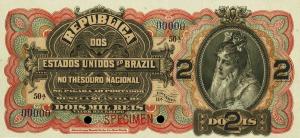 Gallery image for Brazil p13s: 2 Mil Reis