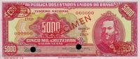 p182As from Brazil: 5000 Cruzeiros from 1965