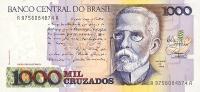 p213b from Brazil: 1000 Cruzados from 1988