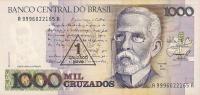 p216a from Brazil: 1 Cruzado Novo from 1989