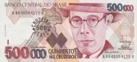 p239a from Brazil: 500 Cruzeiro Real from 1993