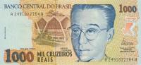 p240a from Brazil: 1000 Cruzeiros Reais from 1993