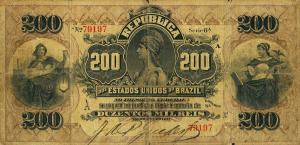 Gallery image for Brazil p73a: 200 Mil Reis