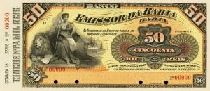 pS565Bp from Brazil: 50 Mil Reis from 1892