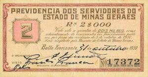 pS761 from Brazil: 2 Mil Reis from 1930