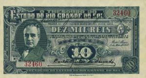 pS802 from Brazil: 10 Mil Reis from 1933