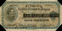 p14 from Uruguay: 20 Centesimos from 1918