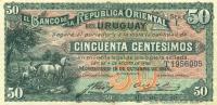 p20b from Uruguay: 50 Centesimos from 1934