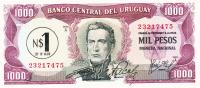 p55 from Uruguay: 1 Nuevo Peso from 1975