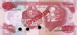 Gallery image for Uruguay p63As: 500 Nuevos Pesos