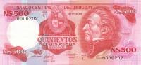 Gallery image for Uruguay p63b: 500 Nuevos Pesos