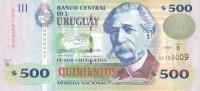 p82 from Uruguay: 500 Pesos Uruguayos from 1999