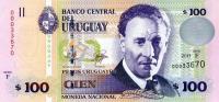 Gallery image for Uruguay p88b: 100 Pesos Uruguayos from 2011