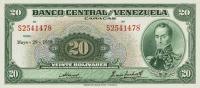 Gallery image for Venezuela p32c: 20 Bolivares