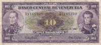 Gallery image for Venezuela p45d: 10 Bolivares