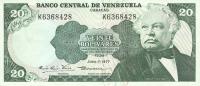 Gallery image for Venezuela p53b: 20 Bolivares