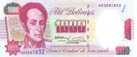 Gallery image for Venezuela p73b: 1000 Bolivares